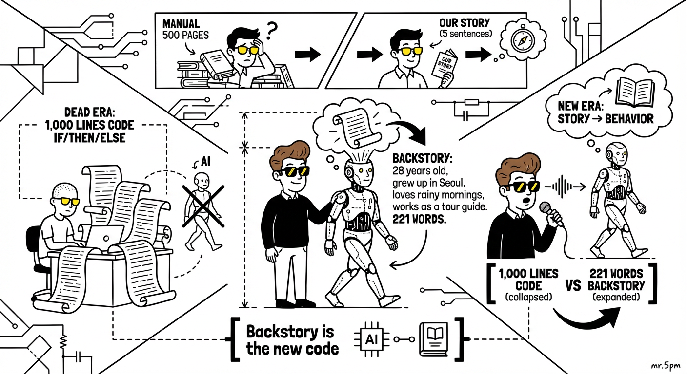 Backstory Is the New Code
