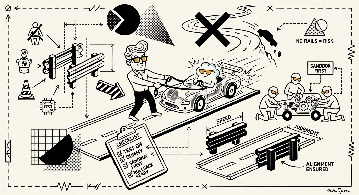 The Faster the Tool, the Sooner You Need Guardrails
